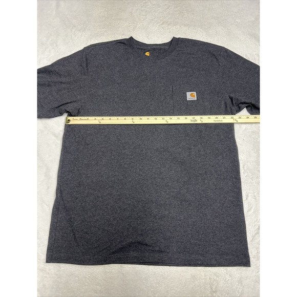 Carhartt Men's Size Large Original Fit Gray Pocket T-Shirt K87 CRH Workwear - Picture 3 of 5